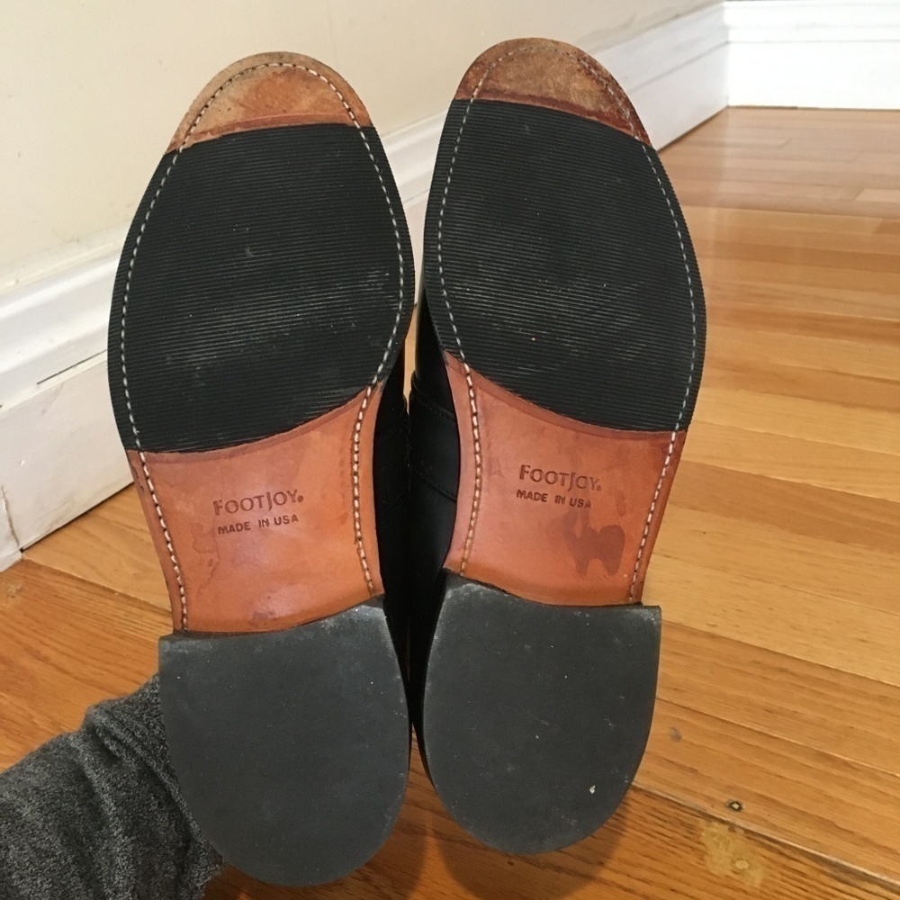 FOOTJOY Mens Dress Shoes Soft Leather Loafers - Picture 5 of 8